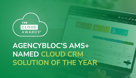 AgencyBloc Named Cloud CRM Solution of the Year by The Cloud Awards