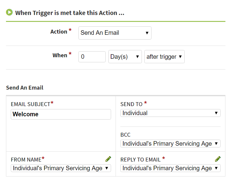 Automated emails for your clients