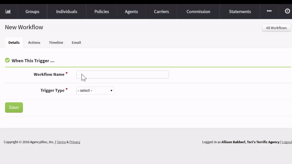 Automated Workflow Group Triggers