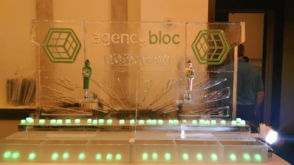 Iced beer taps