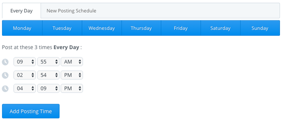 Buffer Posting Schedule