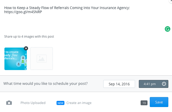 Buffer Social Post Scheduling