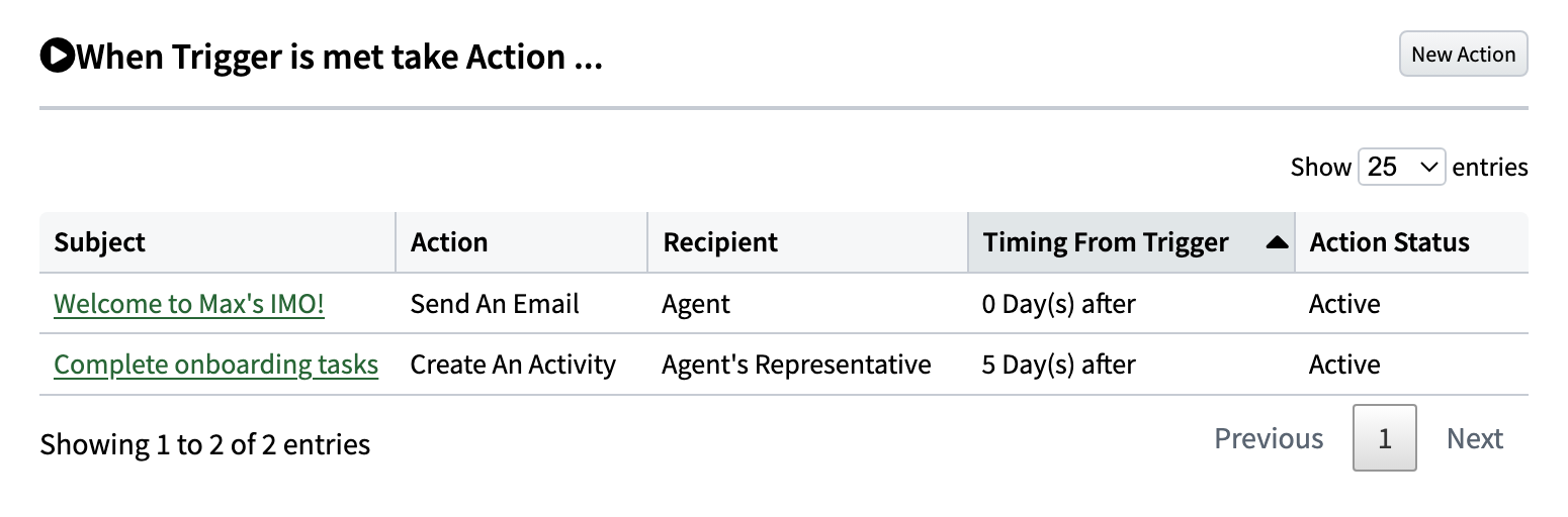 Automated Workflow Actions in AMS+