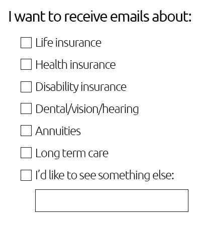Email Preferences Insurance Agents