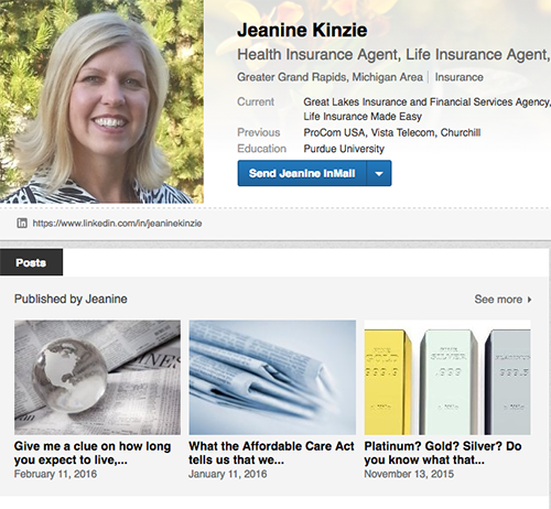Jeanine Kinzie LinkedIn
