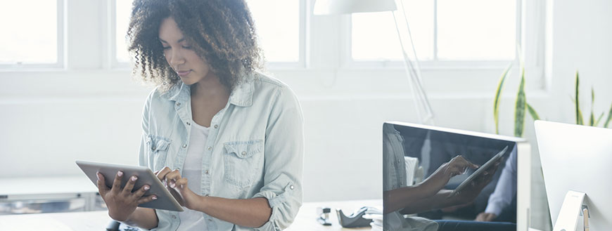 Woman talking on phone