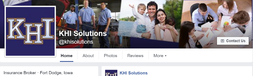 KHI Solutions' Business Facebook Page