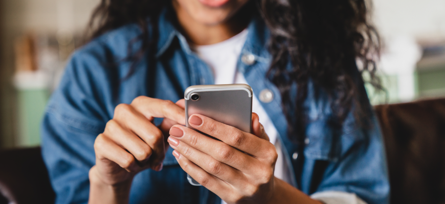 Young woman using mobile phone