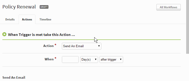 Set Action Timing