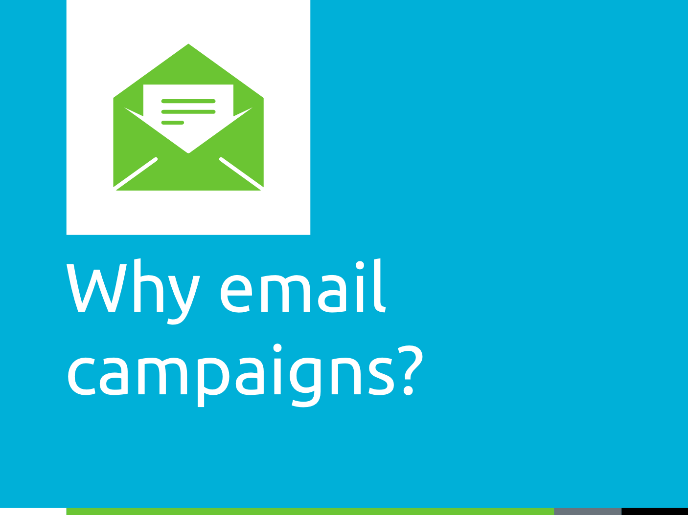 Email campaigns for open enrollment season
