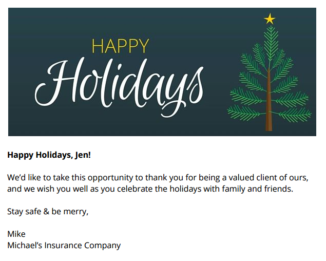 holiday email templates to send to clients amp prospects happy holidays email template