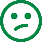 Confused face icon