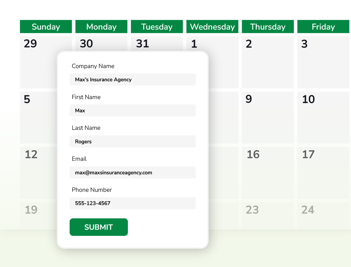 Scheduling a demo