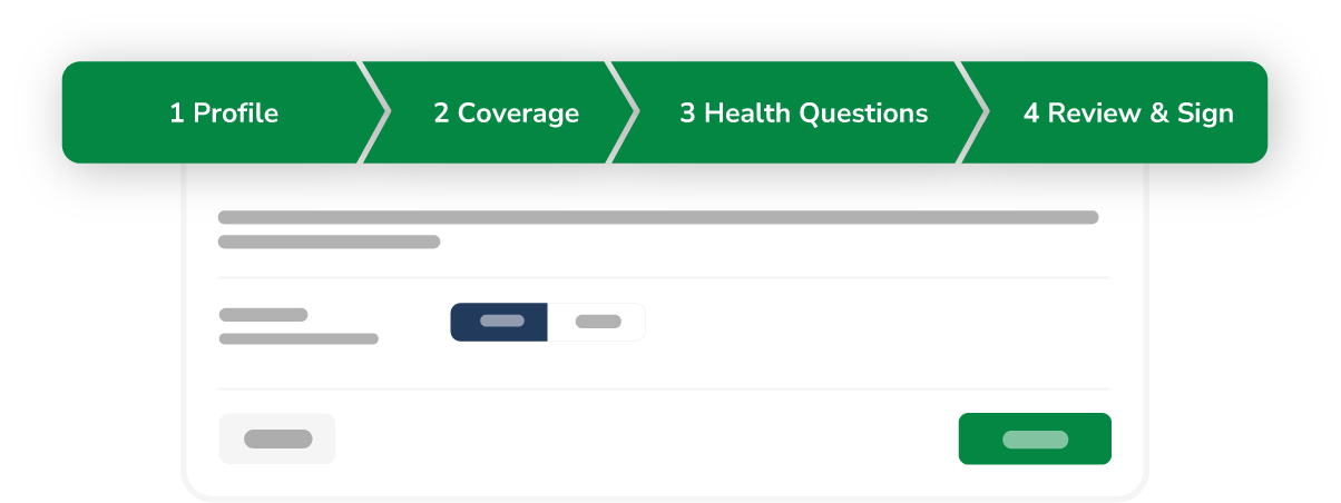 Medical Health Questionnaire in Quote+