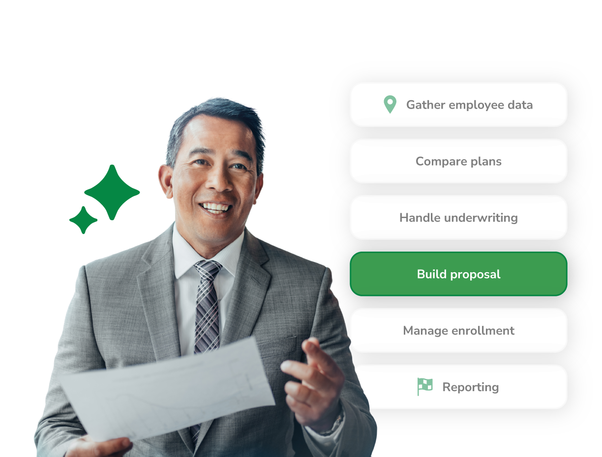 Graphic showing the fourth step in the Quote+ process