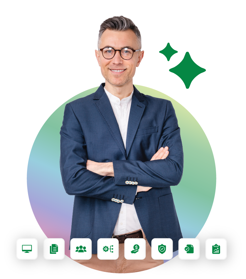 Confident business man