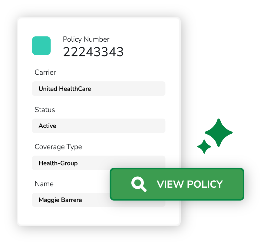 Graphic showing policy management features in AMS+