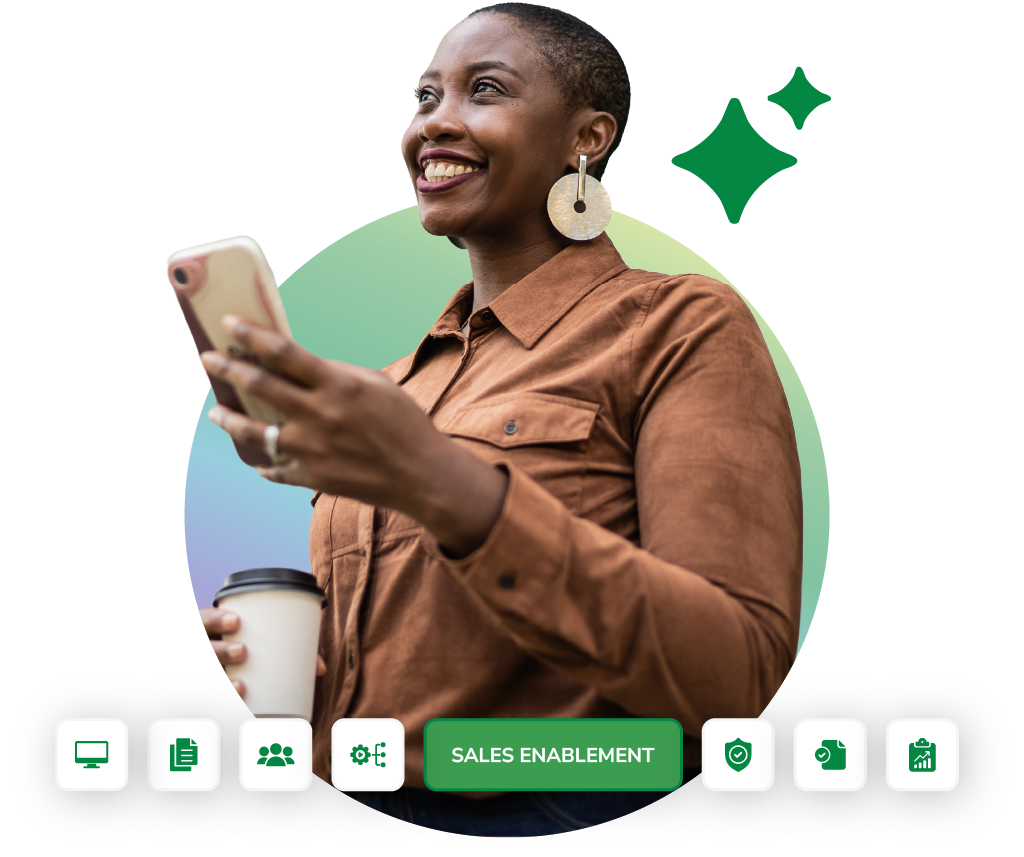 Businesswoman on phone