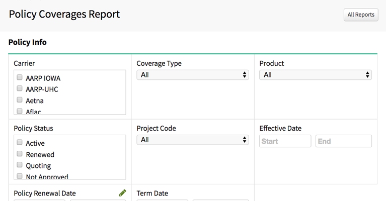 Industry-Specific Reporting